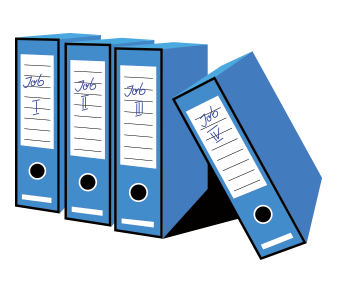 picture of multiple document folders